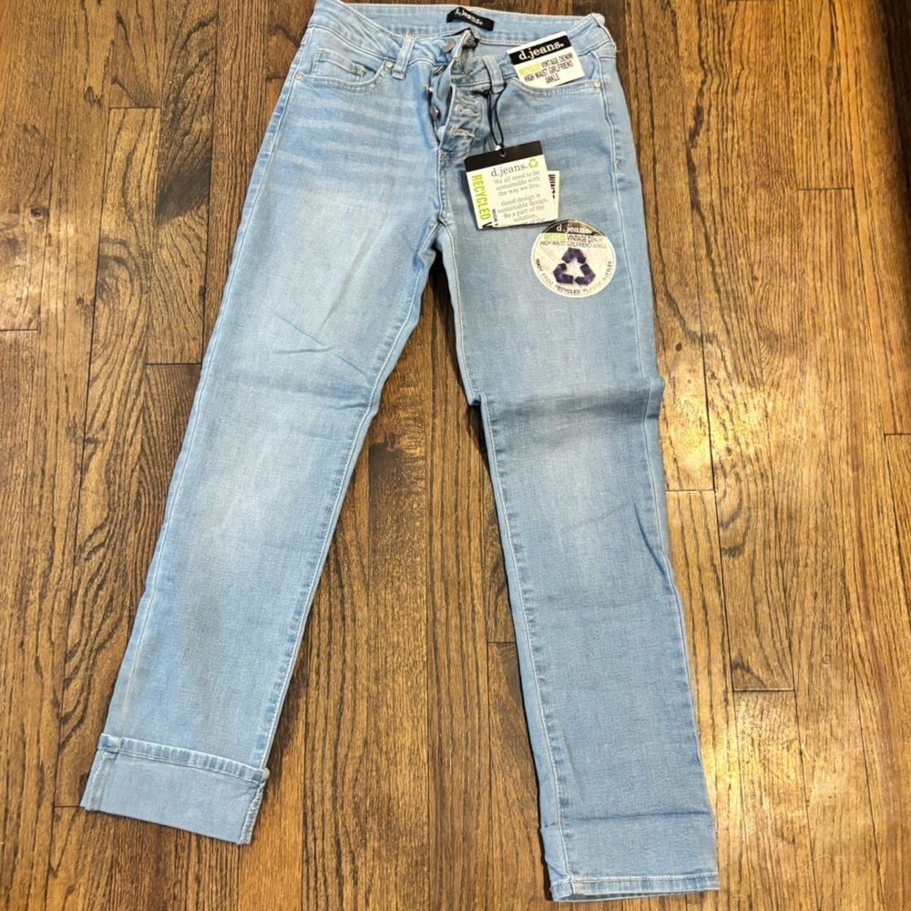 d. jeans Recycled Vintage High Waist girlfriend ankle Denim